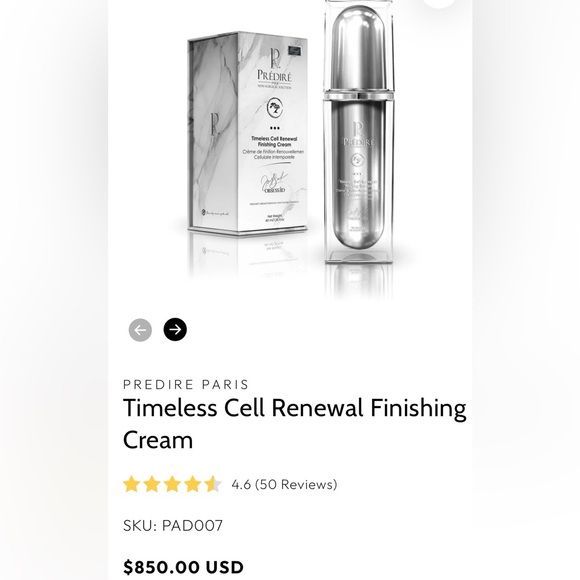 PREDIRE PARIS
Timeless Cell Renewal 
Finishing Cream - Picture 2 of 5